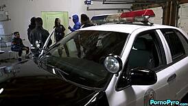 i can’t believe it, police officer eliza ibarra deepthroats a gang of black thugs at work. office sucking gets intense!