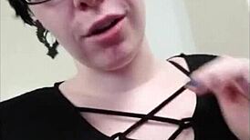 big tiddy goth girlfriend gets humiliated in sexting compilation with dildo and nude pics