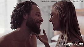 Intriguing step dad and daughter plot a secret getaway together