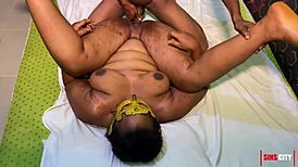 Couple fucks hard with monster cock!