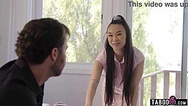 Korean Babysitter Finds Hidden Camera and Seduces the Sneaky Watcher