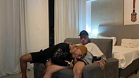 oh wow that twink from my building called me over and unleashed his tight ass for bareback fun