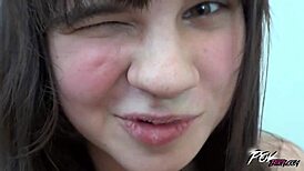 fat horny babe growls, i’m gonna bang this stranger hard till i cum on my big ass