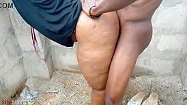 Fucking behind the house while the party's raging next door