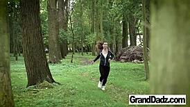 Grandfather’s wild sex adventure in the woods