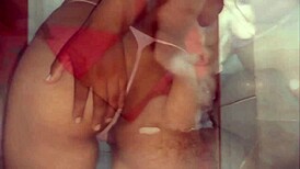 Can't resist my deep blowjobs? He cums before tasting my pussy.