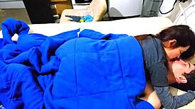 Funny Petite Teen Couple Has Sexy Sex and Ends with Creampie