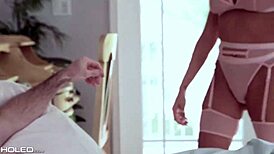 Getting my ass stuffed with a monster cock, then anal fingering and blowjob before a big cumshot on my tits