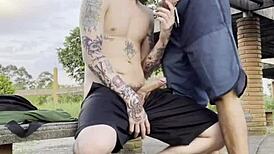 Young Guys Fucking In Public Square