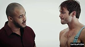 Hot black gay banging with intense action