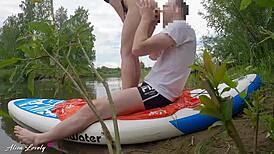 He fucked me doggystyle by the river.