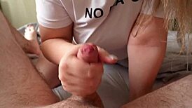 My step sister woke me up for rough sex