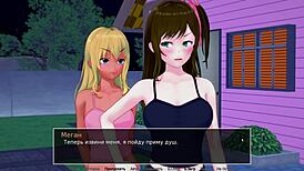 complete gameplay - hs tutor part 8, blonde student sucks and fucks monster cock in wild hentai scene. It’s total chaos!