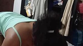 Sharing a room with hermanastra brings steamy homemade blowjob perks. Gay amateur action unfolds nightly.