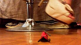 Italian mistress dominates with feet