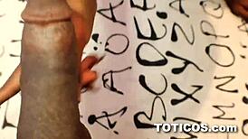 BLACK LATINA TEEN 18+ GETS PUSSY EATEN BY 3 TOTICOS ON DOMINICAN BEACH