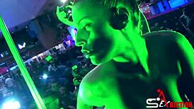 I Can’t Stop Watching These Dancing Girls at Seb-2014. Double Show Madness!