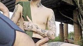 Young Guys Fucking In Public Square