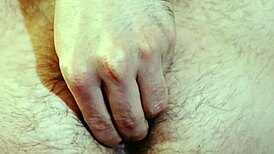 i'm toying and fingering my hairy hole up close with intense pleasure