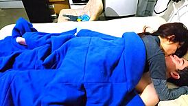 Funny Petite Teen Couple Has Sexy Sex and Ends with Creampie