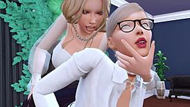 Perverted futanari secretary, wanna see her turn strict boss into hentai slut?