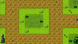 Tanned curvy Natsuki naughtily pisses in public during hentai game episode 10