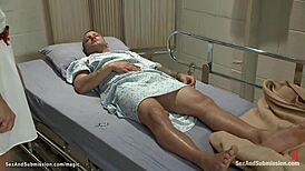 Dude Ties And Fucks Blond Nurse