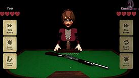 x roulette 3 躺在桌上讓我抽插