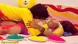 होली के दिन सुंदर विधवा भाभी के साथ जबरदस्त चुदाई की