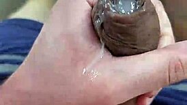 Novinho pauzudo from Brazil jerks off solo and cums hard