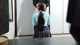 Hidden cam catches big ass stepsister skipping ballet for raw homemade banging