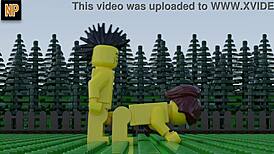 Oh yeah, lick that pussy and blowjob in lego porn!