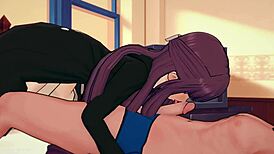 Fern Wearing Regular Outfit Having Fun