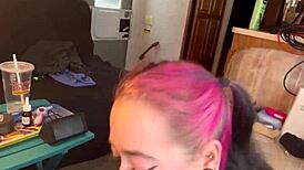 Beautiful Woman Teases with Big Hard Cock