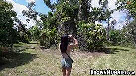 Exotic maya bijou loves outdoor bbc insertion 😍