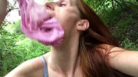 Stuffing Undies Deep While Masturbating in Secret