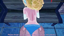 Cinderella enjoys sex in the park before midnight