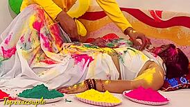 होली के दिन सुंदर विधवा भाभी के साथ जबरदस्त चुदाई की