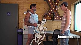 lawson james as fun ghost twink getting rimjob and blowjob from daddy