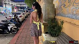 public pickup turns wild, foot massage leads to hot outdoor banging