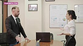 Cock Addiction Drives Women to Hardcore Ass Fucking with Young Office Boy Tommy Cabrio in 4K