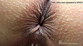 Brooks flower fondles tight asshole spreading wide open! 😏🍑