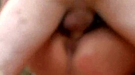 teen couple gets wild with anal fucking in public forest