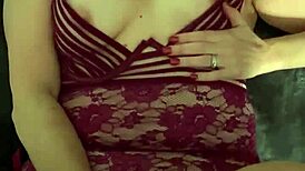 The wife enjoys casual moments with her lover