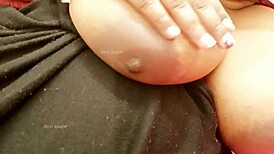 Indian teen girl shows off her big boobs.