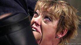 Milf trainee explores bizarre threesome scenarios with huge elements