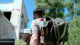 Slutty Brunette Shoved Cock Deep in Pussy