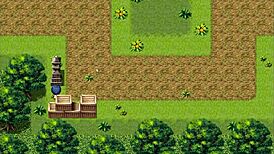 Tanned curvy Natsuki naughtily pisses in public during hentai game episode 10