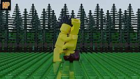 Oh yeah, lick that pussy and blowjob in lego porn!