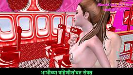 Marathi audio story of animated couple in foreplay